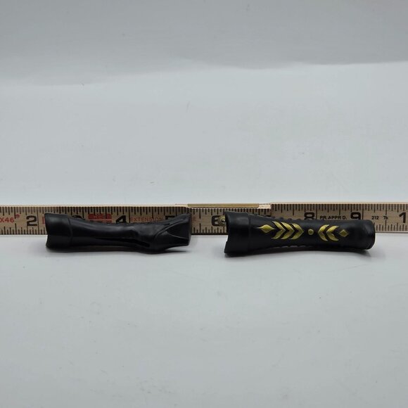 Disney Frozen Anna Doll Replacement Boots Mattel Shoes Black & Gold Barbie Doll - Picture 3 of 3